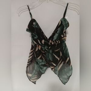 Feral  -  Sweetheart lettuce edge tank top